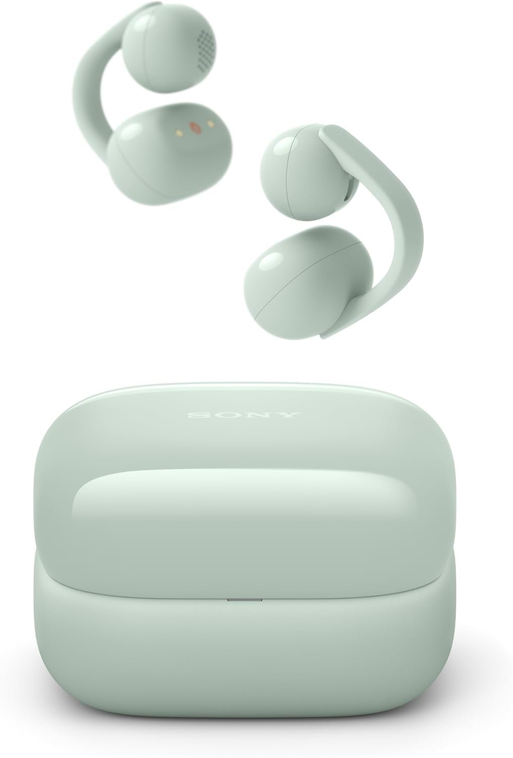 Sony LinkBuds Clip – Open-Ear Truly Wireless Earbuds (Green)